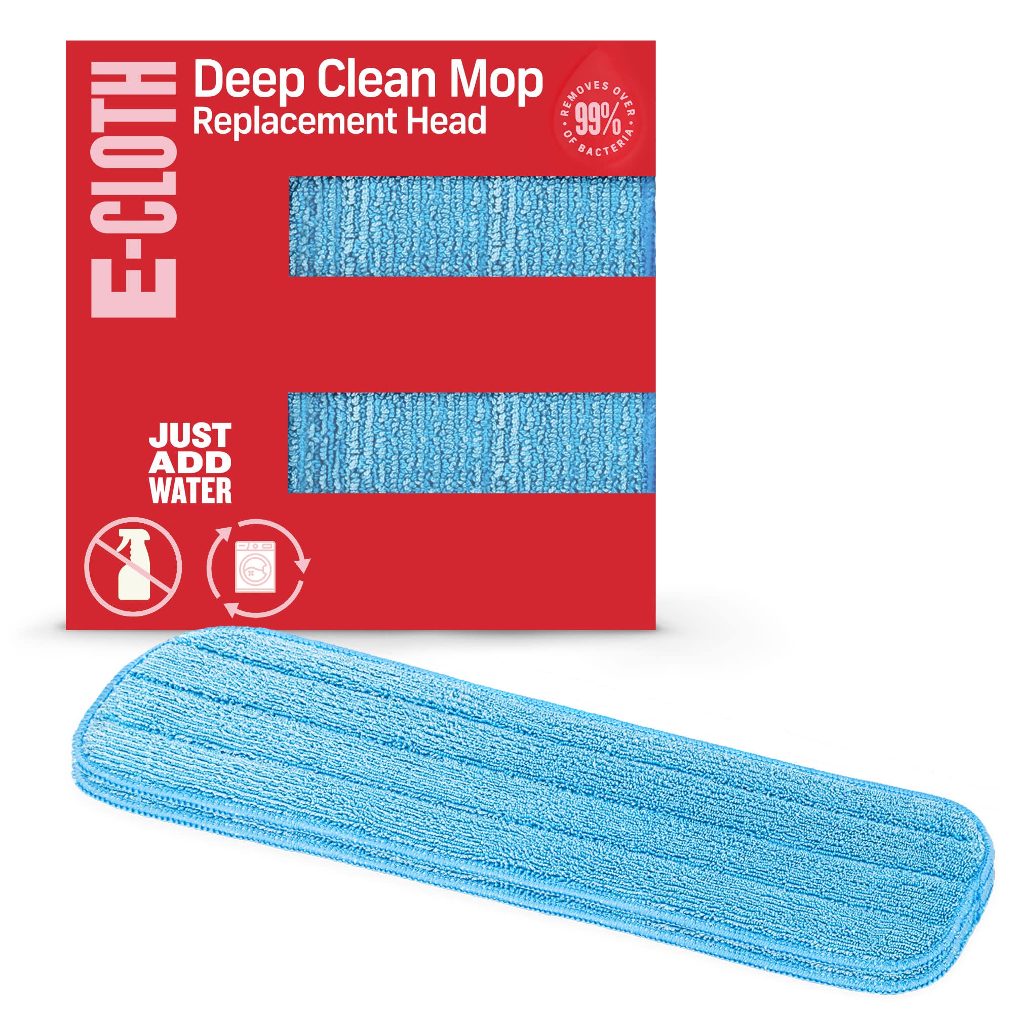 ECloth Deep Clean Mop Head, Microfiber Mop Head Replacement for Floor