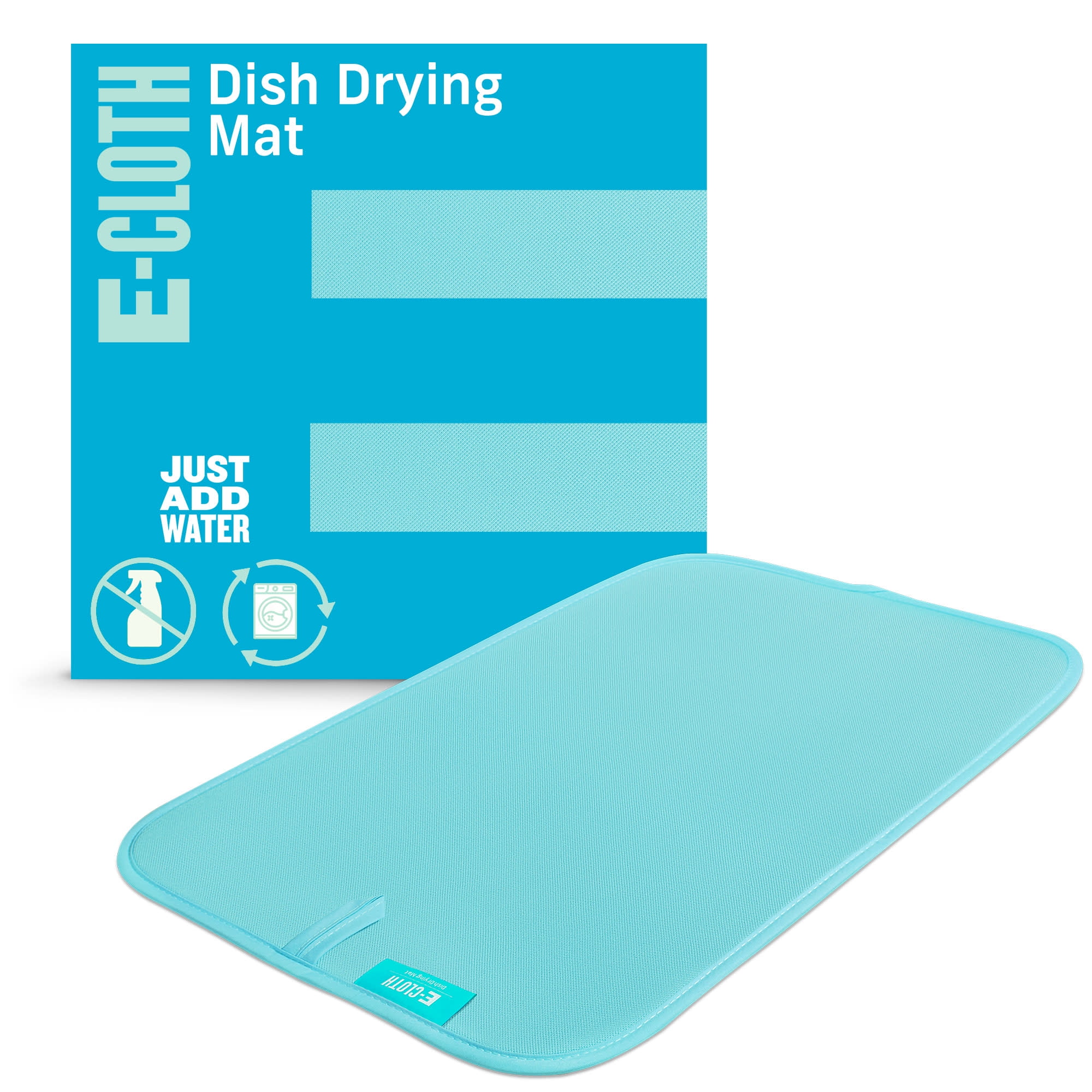 ECloth Dish Drying Mat Absorbent Microfiber Cloth Drying Pad for a