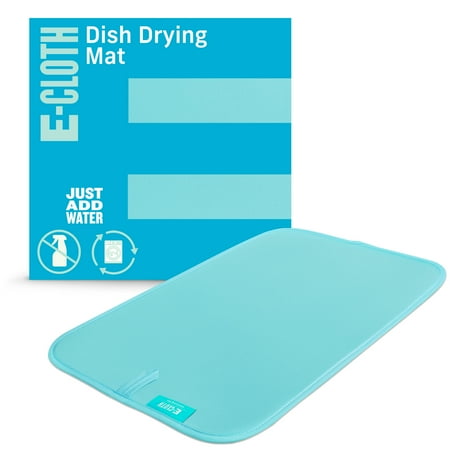 E-Cloth Dish Drying Mat Absorbent Microfiber Cloth Drying Pad for a Drip-Free Kitchen Counter