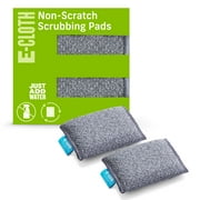 E-Cloth Non-Scratch Scrubbing Pads, Premium Microfiber Dish Scrubber and Kitchen Sponge for Cleaning, 2 Pack