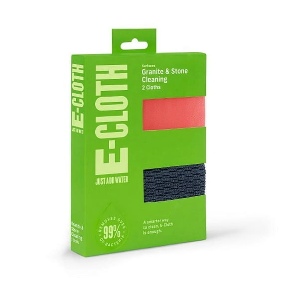 E-Cloth Granite and Stone Kit Microfiber Cleaning Cloth 2 pk