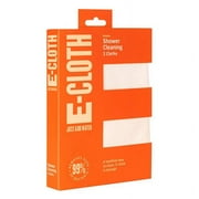 E-Cloth Shower Cleaning Pack, Shower Doors & Tile Cleaning Cloth & Glass Polishing Cloth Set of 2