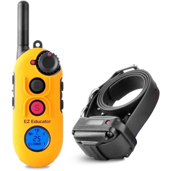 E-Collar Educator EZ-900 Dog Training Collar with Remote, Yellow