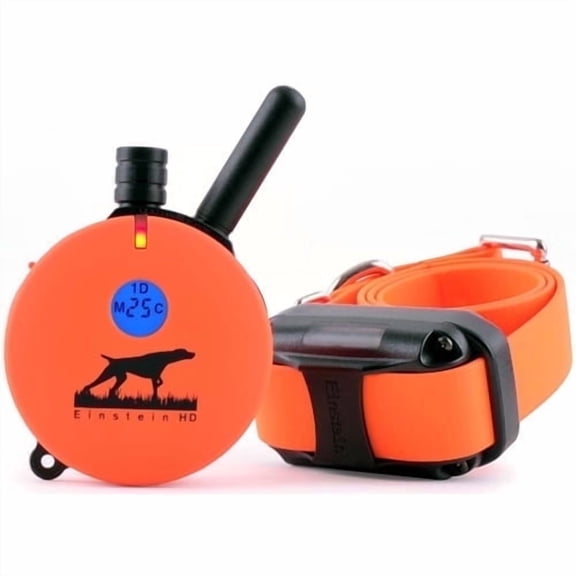 E-Collar UL-1200 Upland Educator Remote Trainer - 1 Mile - 100 Safe Tapping Stimulation Levels, Night Light, Waterproof