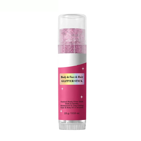 E Cosmetic Glitter Stick For Body Hair Face And Nail Festival Use 15G