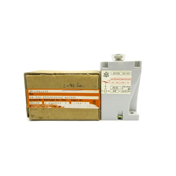 E. DOLD & SOHNE ZR720 220V 40/33S NSMP