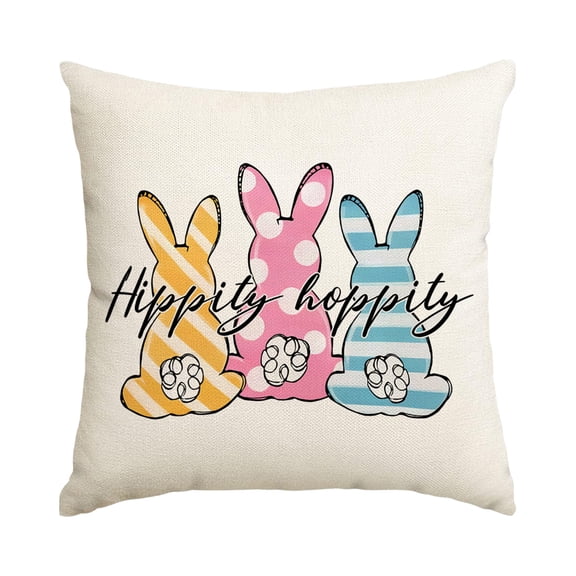 E Decorative Square Accent Pillow Case With Concealed Zipper Made From Soft Polyester Blend Fabric Wrinkle Resistant For Sofa Bed Or Chair 18 X 18 Inches