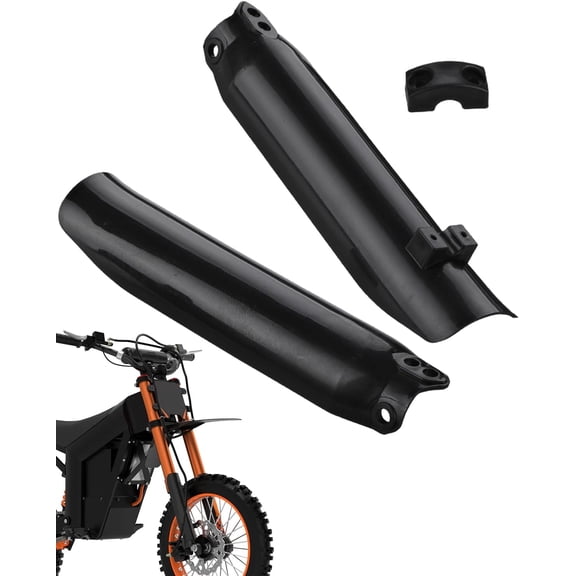 E Dirt Bike Front Fork Wraps for Tutti Soleil01, Fork Cover Boots Shock Guard for Tuttio Soleil 01, Black