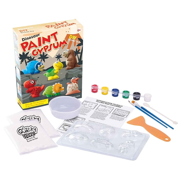 E Diy Plaster Color Painting Craft Kit For Childrens Hobby Holiday Gift Kids