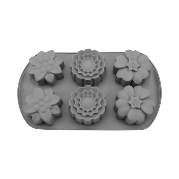 E Dual Texture Heart Mold Set Silicone Baking Essential Non-Stick Surface Oven Microwave Freezer Safe Multipurpose Kitchen Tool #50207