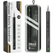 E·Durable 28 in 1 Mini Electric Screwdriver Sets with 24 Bits Rechargeable 3.7V Magnetic Repair Tool Kit