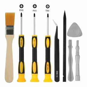 E.Durable PlayStation 4/ PS5 Complete Screwdriver Set Repair Cleaning Upgrade Tool Kit for PlayStation PS4 Security Torx Screwdriver T9H (TR9) Phillips PH0 PH1