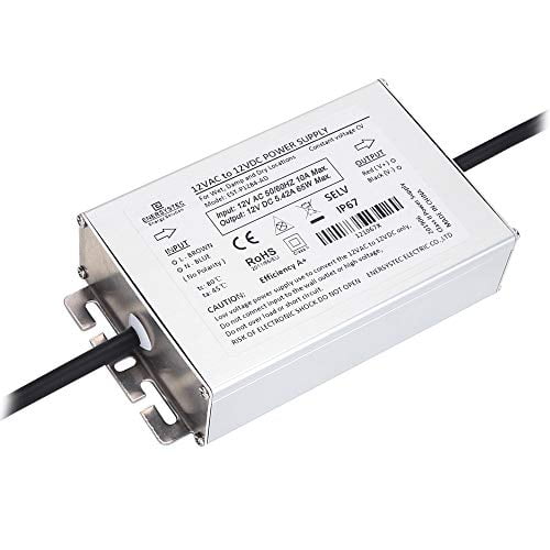 E ENERGYSTEC 12V AC to DC Converter, IP67 Waterproof,12V AC DC ...