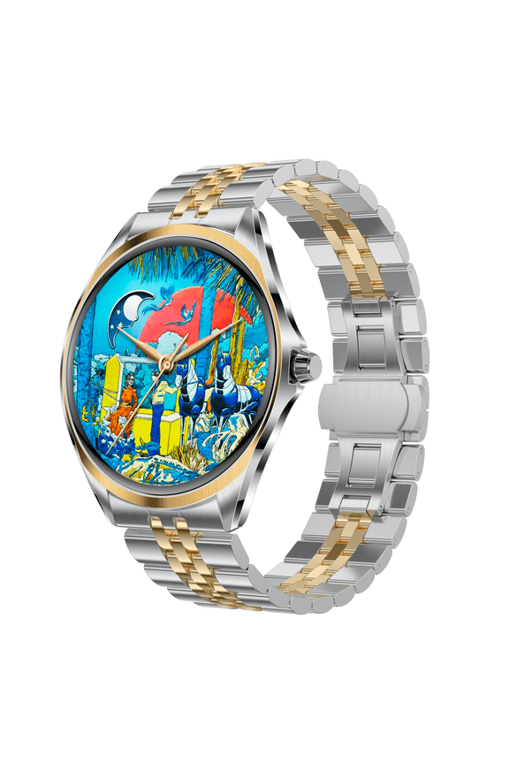 1.43 inch AMOLED Super Thin Smart Watch TN88 Bluetooth Call Sports Watch for Men and Women-Gold