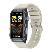 E EYAFA 2025 New Smart Bracelet for Men and Women Sports Watch-Beige