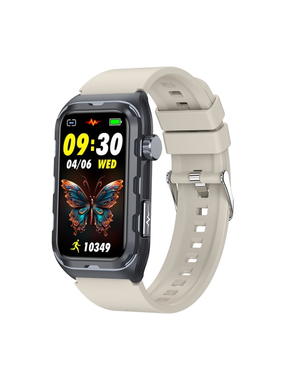 2025 New Smart Bracelet for Men and Women Sports Watch-Beige