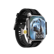 E EYAFA 4G Version Android System Smart Watch with 2.04 inch AMOLED Screen for Men and Women (2GB+16GB)