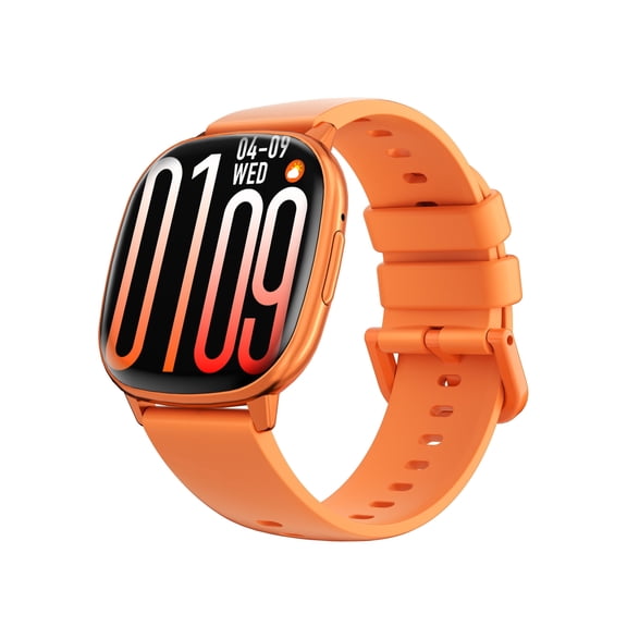 E EYAFA Bluetooth Call Smart Watch HD17 Air with 1.73 inch AMOLED Screen Ultra Thin Only 5.5mm Sports Watch for Men and Women-Orange