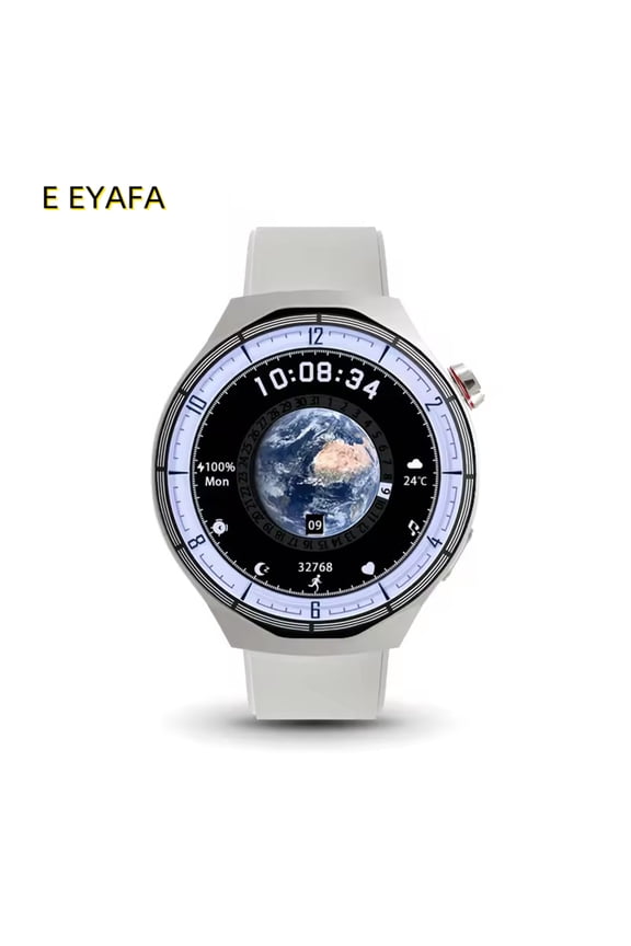 HT30 AMOLED Smart Watch Men 2GB ROM Local Video Custom Dials NFC Smartwatch with Harmony OS-Silver