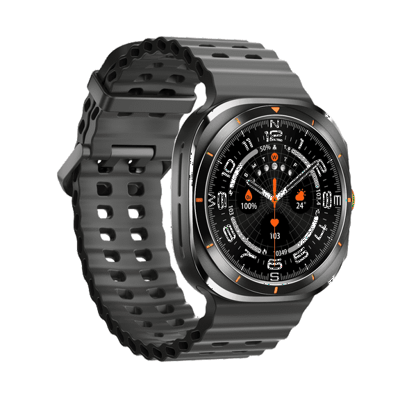 E EYAFA JS Watch7 Ultra Smart Watch, 1.43-Inch AMOLED Screen, Men and Women