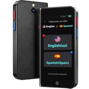 E EYAFA Language Translator Device No Wifi Needed, High-end Upgraded Ai Translator, Offline Real-Time Voice Spainish Translation, Support 139 Languages, Recording&Photo Premium Translation Device
