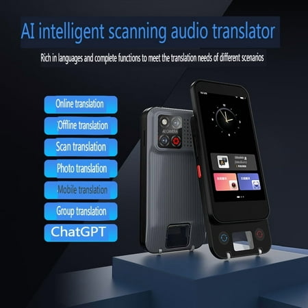E EYAFA New Voice Translater for Travel or Language Learning support Sliding Scan Translate 2GB RAM+16GB ROM