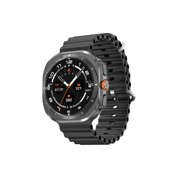 E EYAFA Smart Watch DT Ultra Mini,1.32 inch HD Screen,4GB Memory,Bluetooth Call Smart Watch for Men and Women-Black