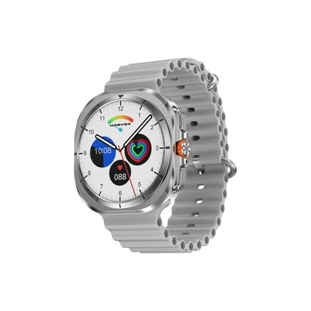 E EYAFA Smart Watch DT Ultra Mini,1.32 inch HD Screen,4GB Memory,Bluetooth Call Smart Watch for Men and Women-White