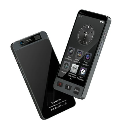 E EYAFA Voice Translator M80Pro for Men and Women Travel with 4.02 inch IPS HD Screen 1500mAh Rechargable Lithium Polymer Battery Google Search and Google Map