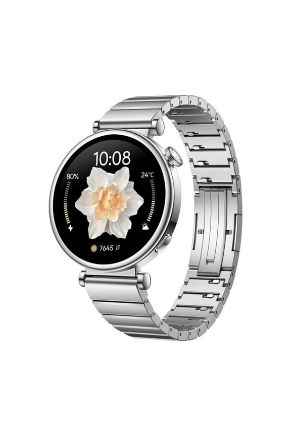 Women Fashion Smart Watch JS GT4 Mini with 1.39 inch Full Touch Screen Bluetooth Call Sports Watch-Silver