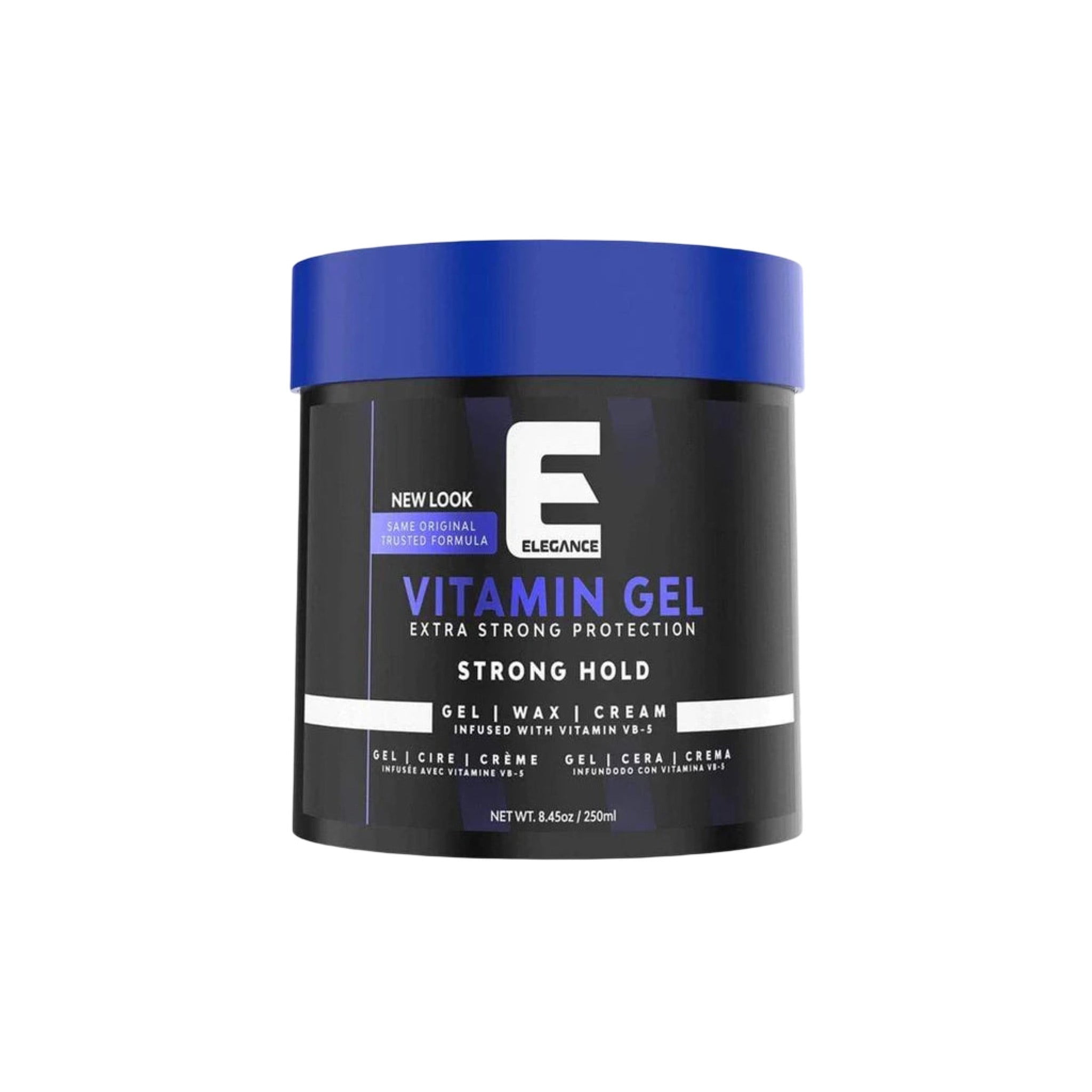 E Elegance Vitamin ProVB5 Hair Styling Gel Strong Hold 250 ml