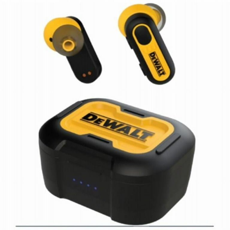 DEWALT Pro X1 Small Bluetooth Headphones True Wireless Earbuds with Rugged Charging Case Walmart