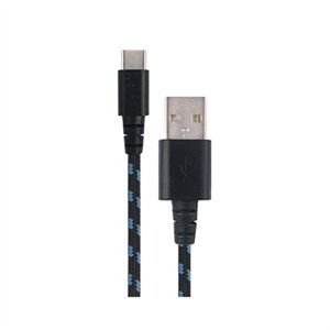USB A-C CABLE BLK/WH 9'L (Pack of 1)