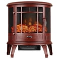 thumbnail image 1 of E-Flame USA Regal Free Standing Electric Fireplace Stove - Red, 1 of 10