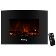 E-Flame USA Sundance Curved Wall Mounted LED Electric Fireplace - 22 inch