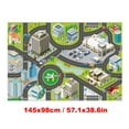 thumbnail image 1 of E Foldable Kids Play Mat Police Pattern Outdoor Activity Mat For Baby 57X38.6 Inch, 1 of 2