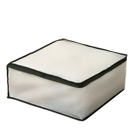 E Folding Plastic Storage Box for Storage Under The Bed Odorless Moistureproof Container for Pillows Coats Blankets Eva 787X708X039 Inches S