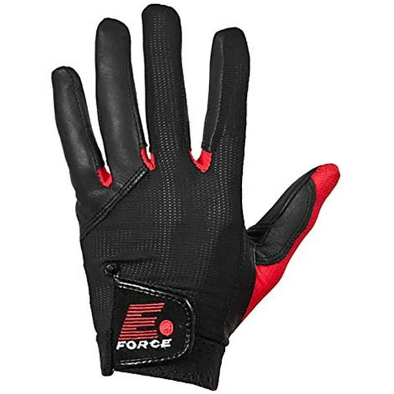 E-Force Weapon Racquetball Glove (Black/Red)-LL