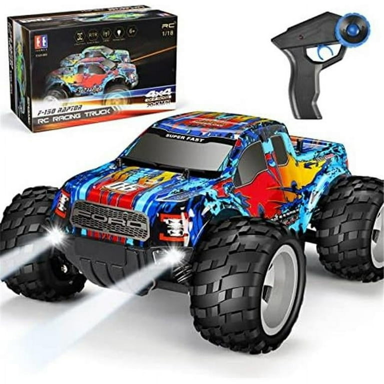Car Rechargeable Rc Monster Truck Racing E Ford Raptor F150 20km-h