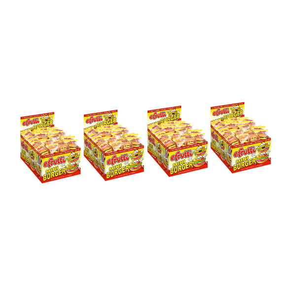 E.Frutti Gummi Mini Burger, 60 ct 4PK