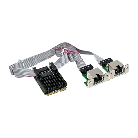 E Gigabit Card with Double RJ45 Ports and Wide OS Compatibility