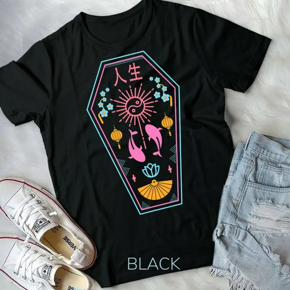 E-Girl Aesthetic, Pastel Goth, and Japanese Drippy 90s Coffin Unisex T-Shirt