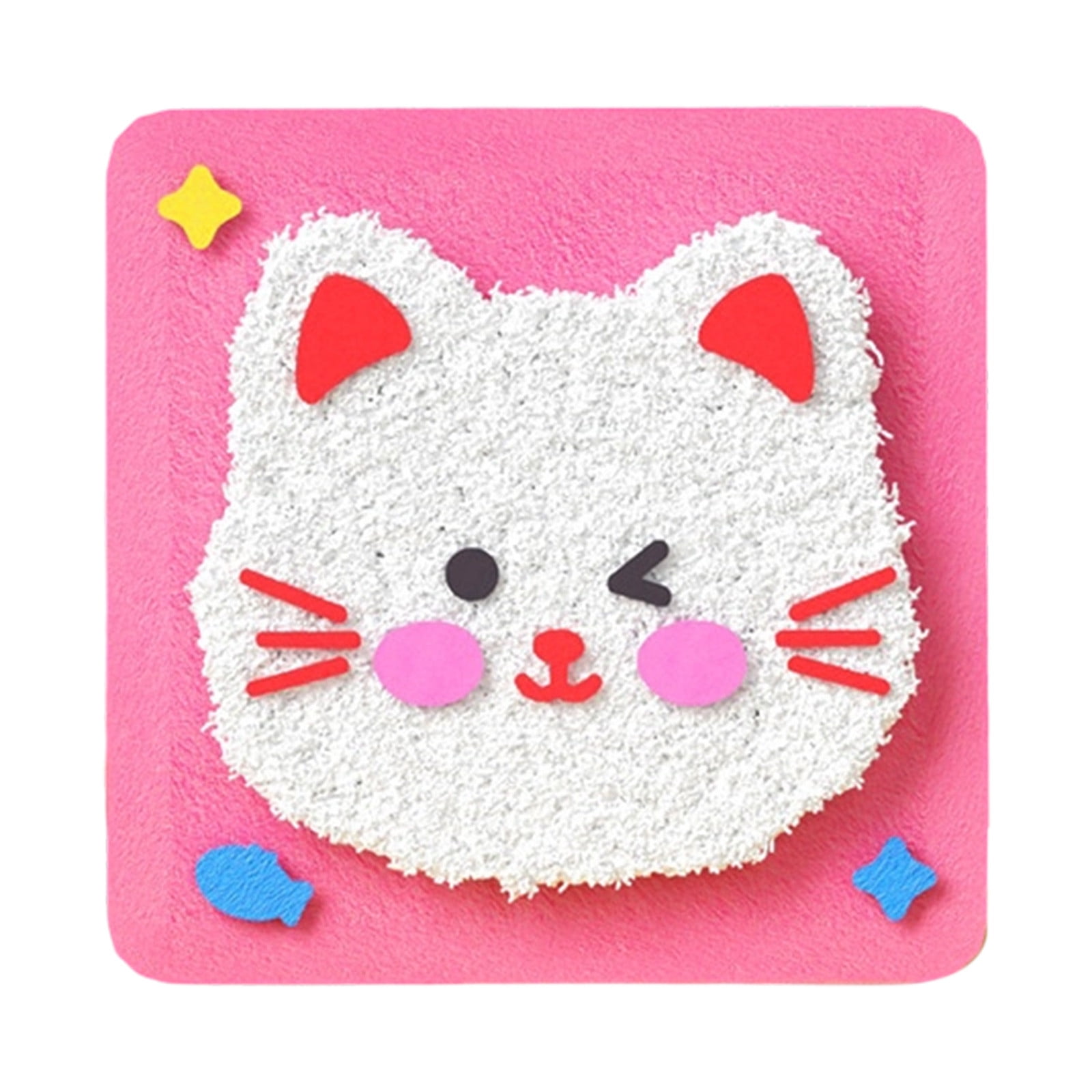 E Handmade Sewing And Yarn Embroidery Painting Kit Non Woven Fabric ...