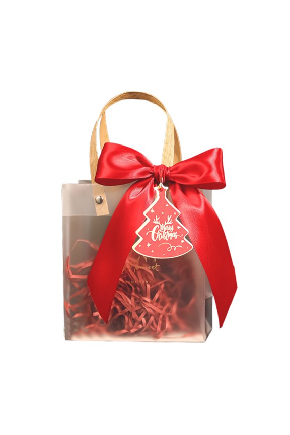 E Holiday Themed Handheld Bag With Sturdy Handle And Elegant Design For Party And Office Use