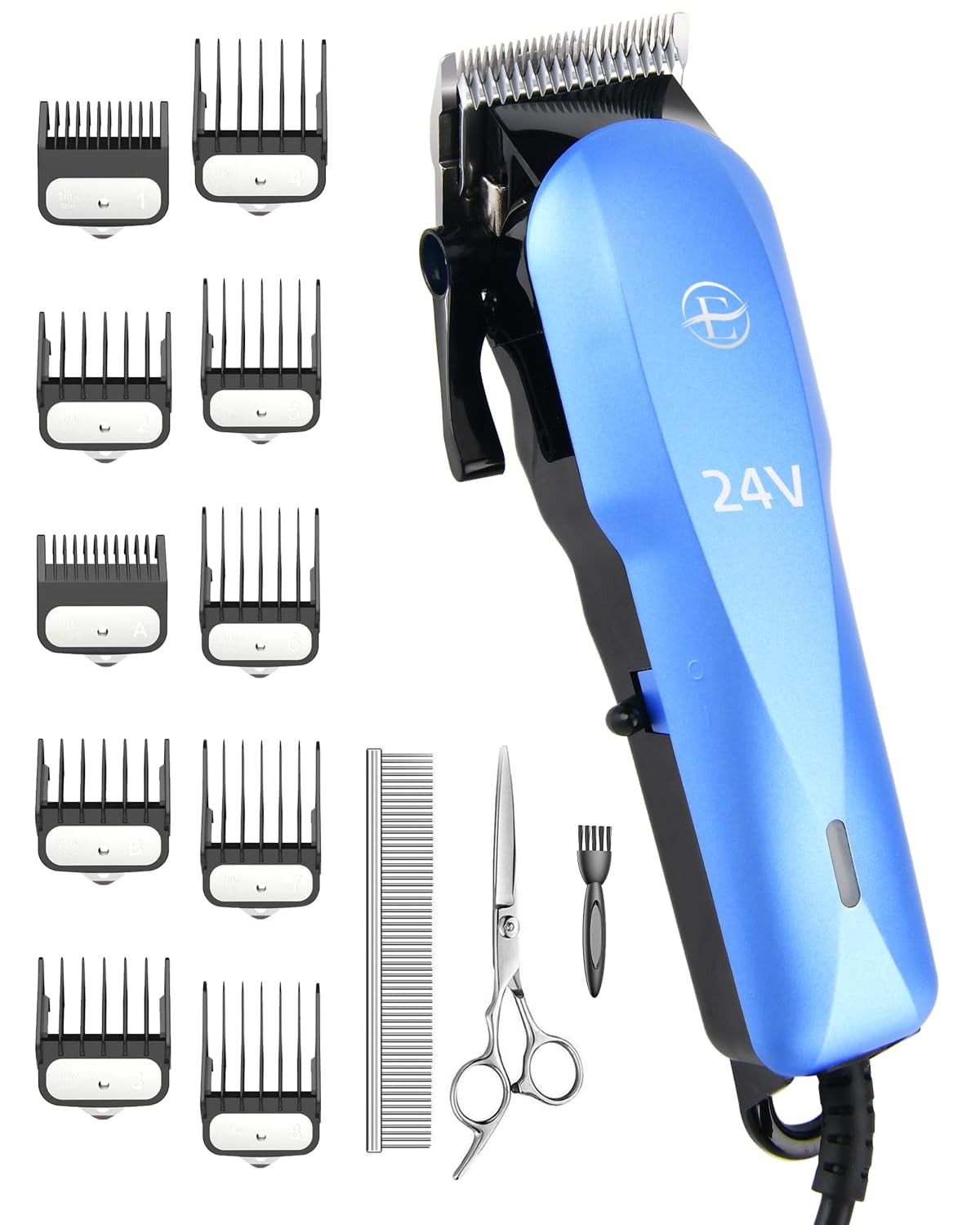 EHunter Professional Dog Grooming MMF7 Clippers Kit, 24V High Power