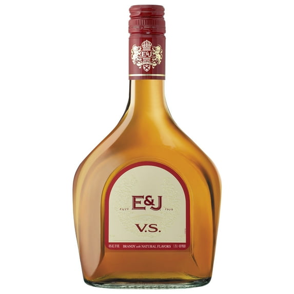 E&J VS Brandy, 1.75L Glass Bottle, 40% ABV