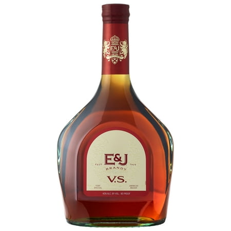 E&J VS Brandy, 1.75L Glass Bottle, 40% ABV