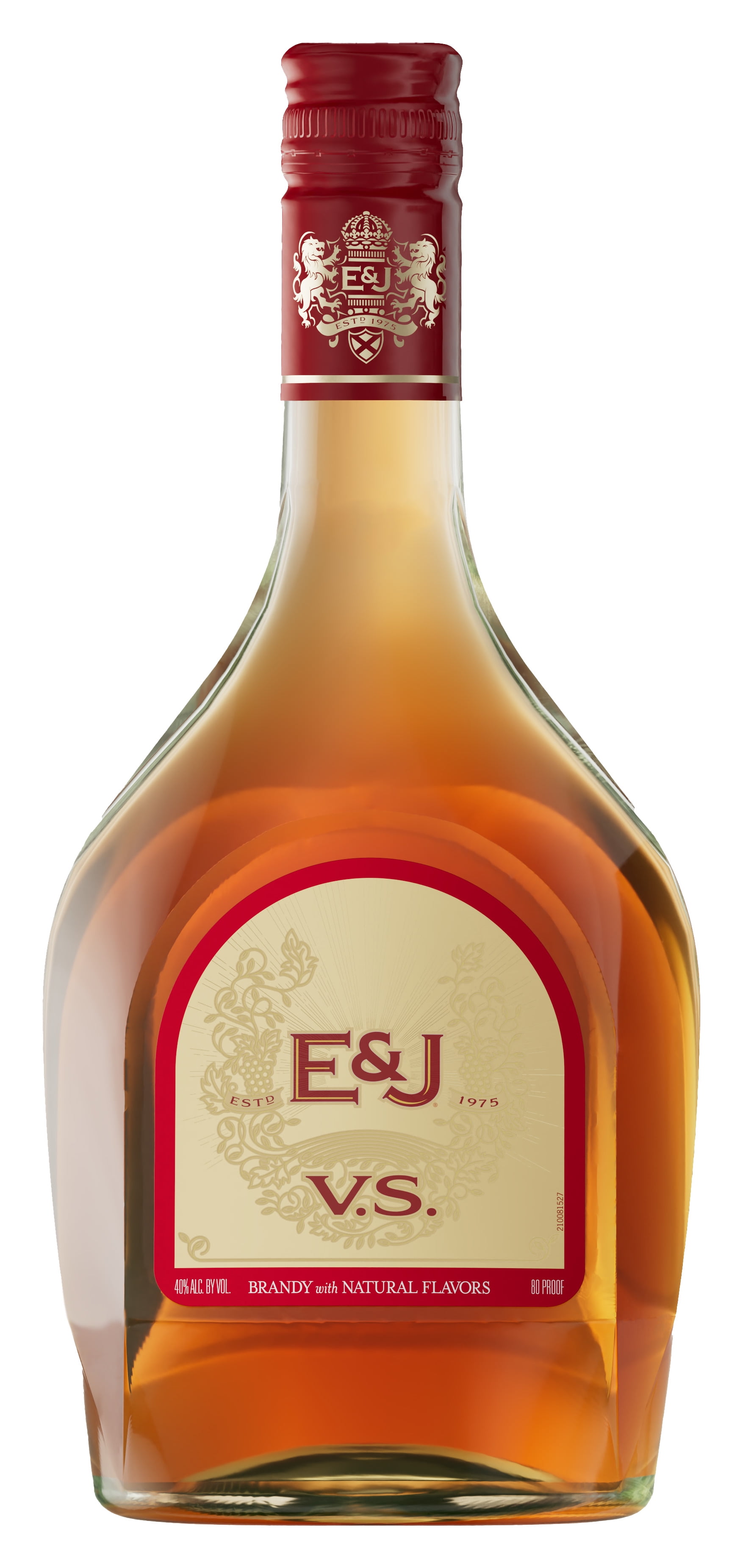 E & J Gallo VS Brandy, 750 ml Glass Bottle, 40% ABV