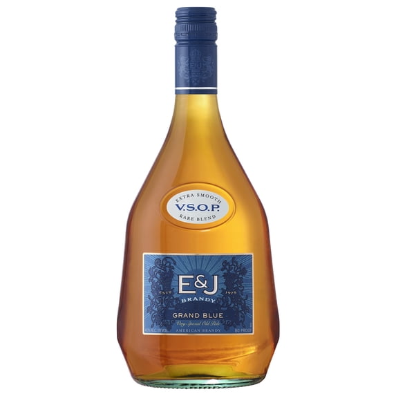 E&J VSOP Brandy, 750mL Glass Bottle, 40% ABV