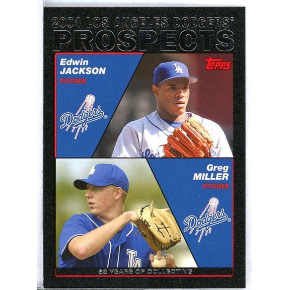 E.Jackson/G.Miller Card 2004 Topps Black #689